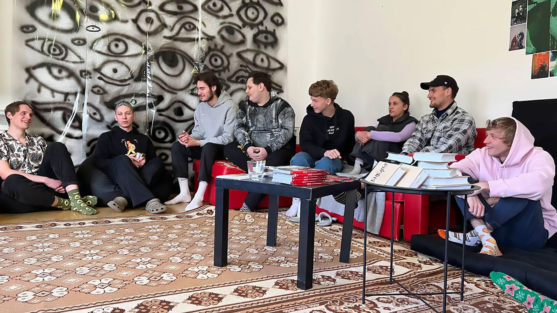 Wearing white masks, the team engaged in impactful evangelism in Times Square In the midst of the chaos, fifteen young people gathered at the Community House to celebrate 3 years of the Bible Study for the Non-Religious in Kyiv.
