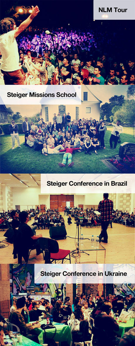 NLM tour, Steiger Missions School, Steiger conference Brazil, Steiger conference Ukraine