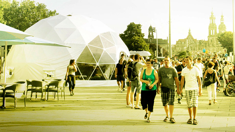 Sfera Space at Dresden City Festival, Germany