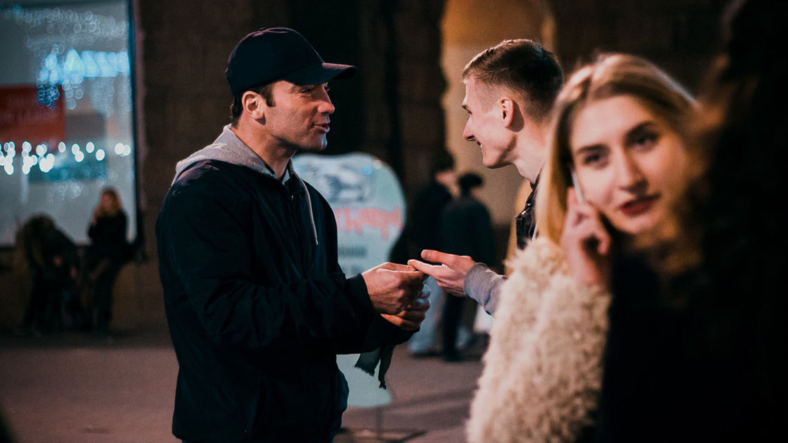 Gospel conversations on the streets of Kiev, Ukraine